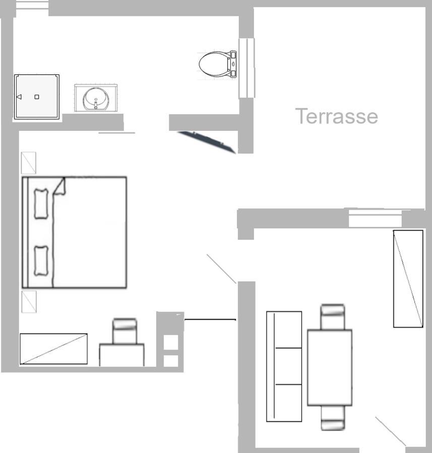 Apartment mit Blick auf die Berge