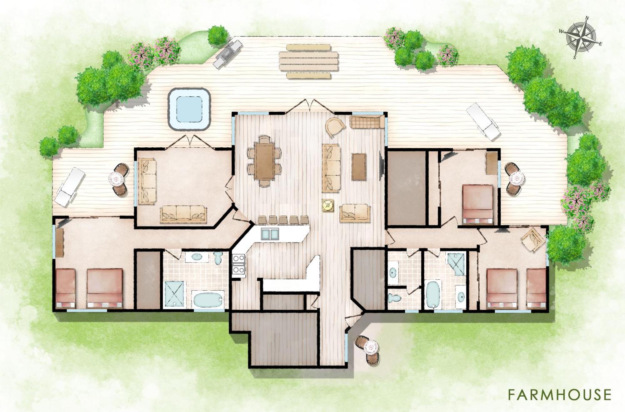 Three-Bedroom Apartment