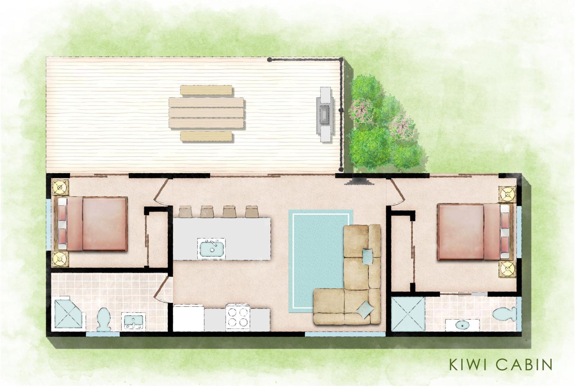 Two-Bedroom Cottage