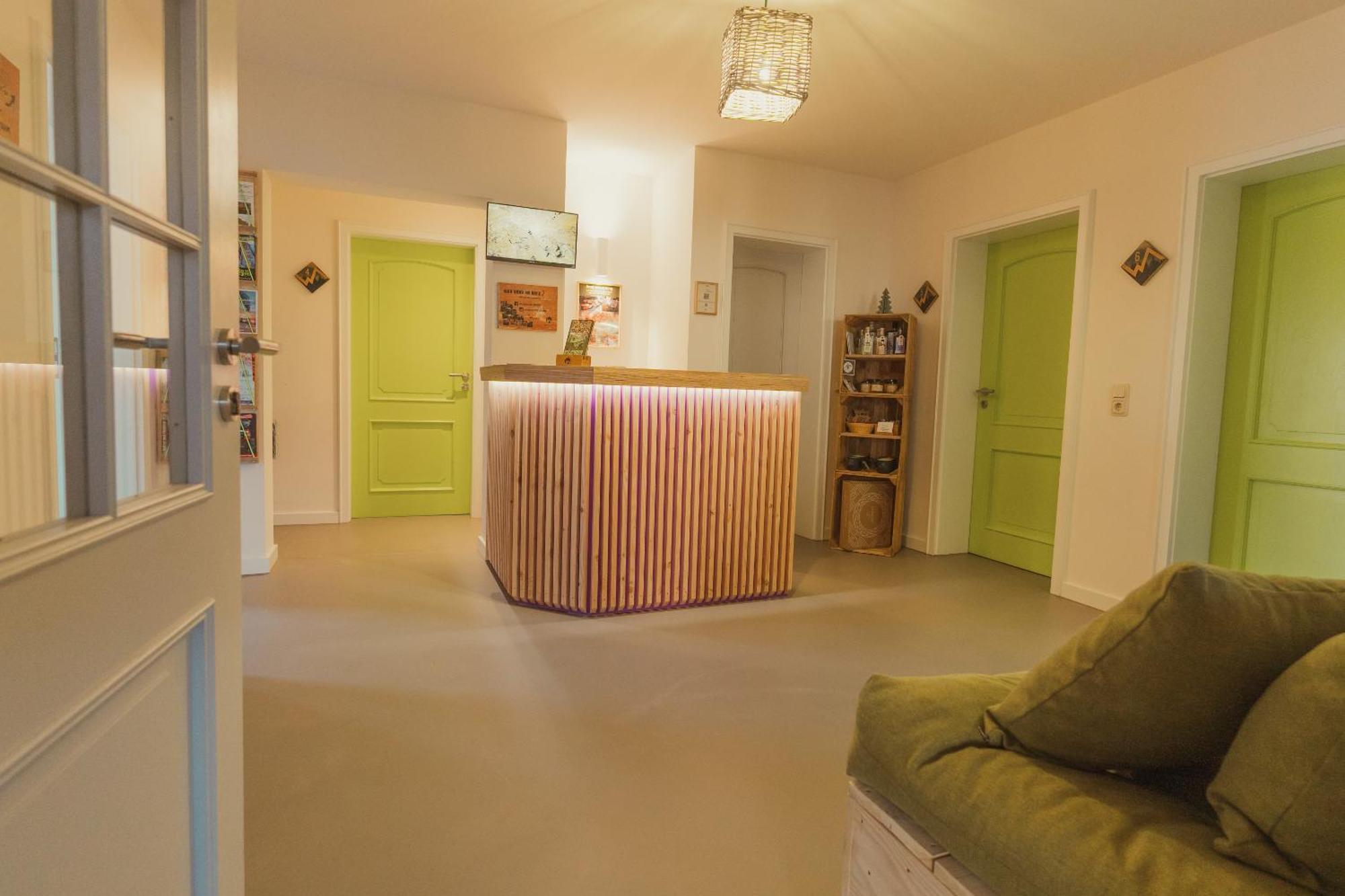 Dreibettzimmer mit eigenem Bad