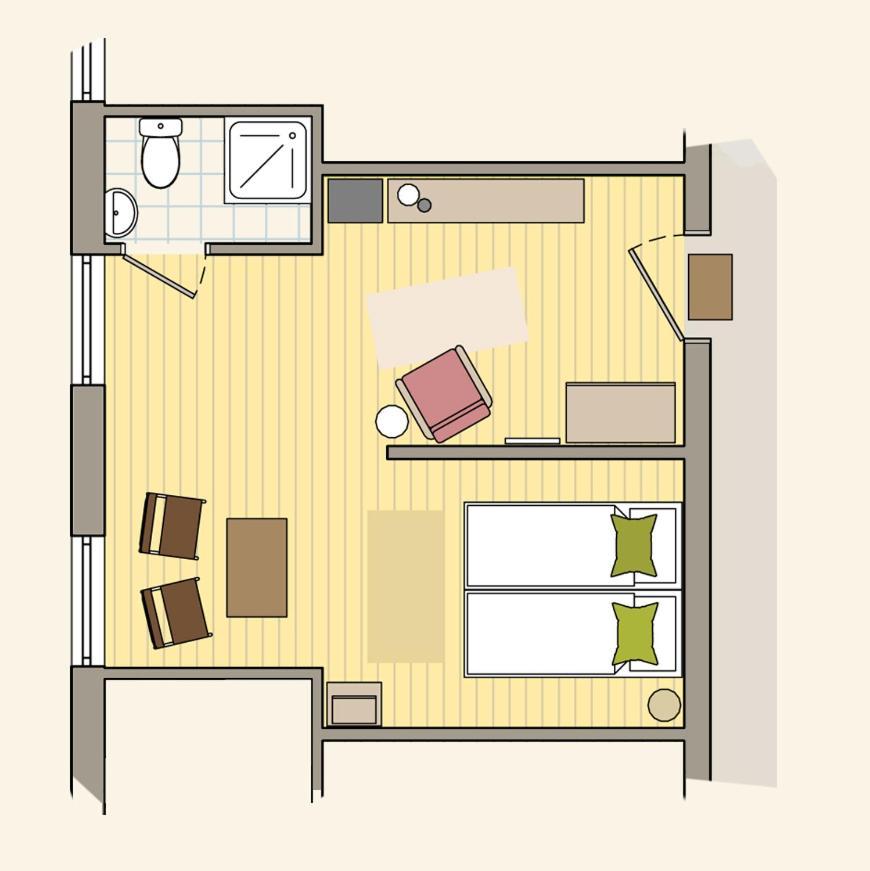 Doppelzimmer mit eigenem Bad