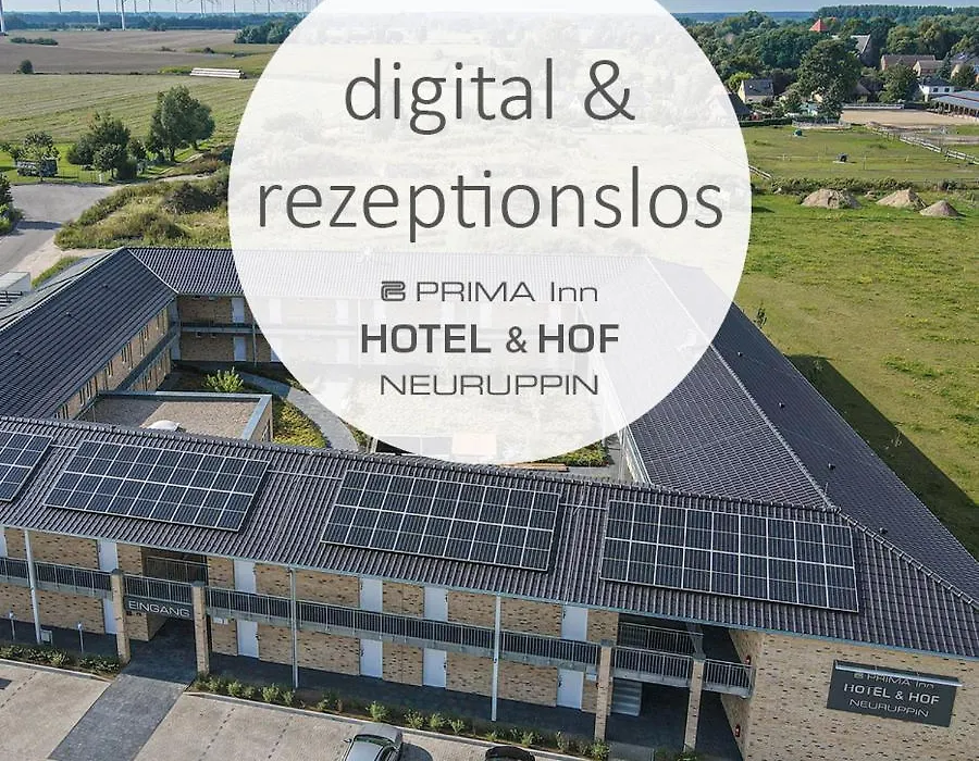 PRIMA Inn HOTEL&HOF NEURUPPIN - digitales&rezeptionsloses Motel-1