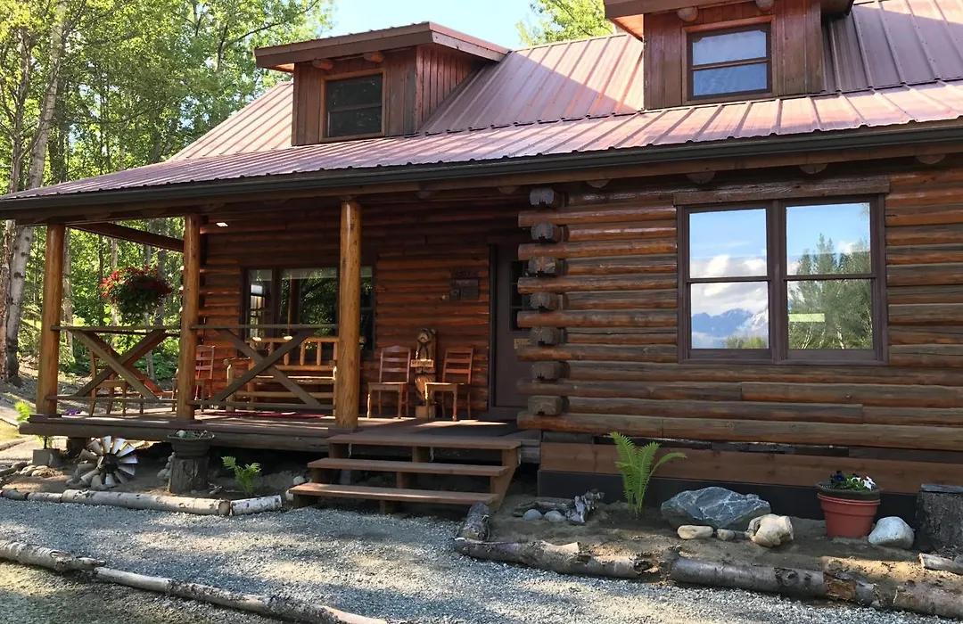 Alaska'S Harvest Bed And Breakfast And Luxury Log Cabin-1