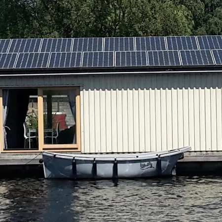 B&Boathouse Amsterdam With Bikes And Motorboat-2