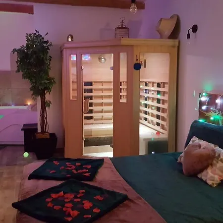 Le Mas Romantique avec Jacuzzi et Sauna privé-3