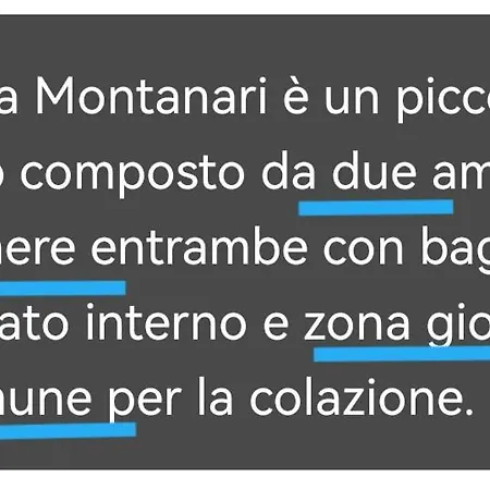 Casa Montanari B&B 2-3