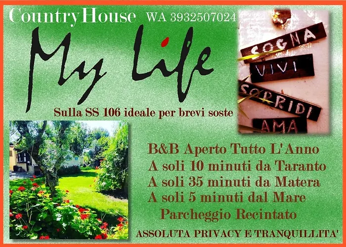 Mylife B&B Country House Castellaneta Marina
