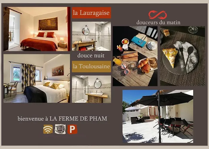 Bed and Breakfast La ferme de Pham à Belberaud
