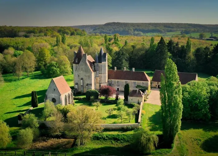 Chambre jaune MANOIR DE LA VOVE Perche Corbon 