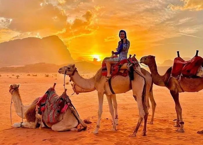 Moon City Camp With Sunrise Wadi Rum