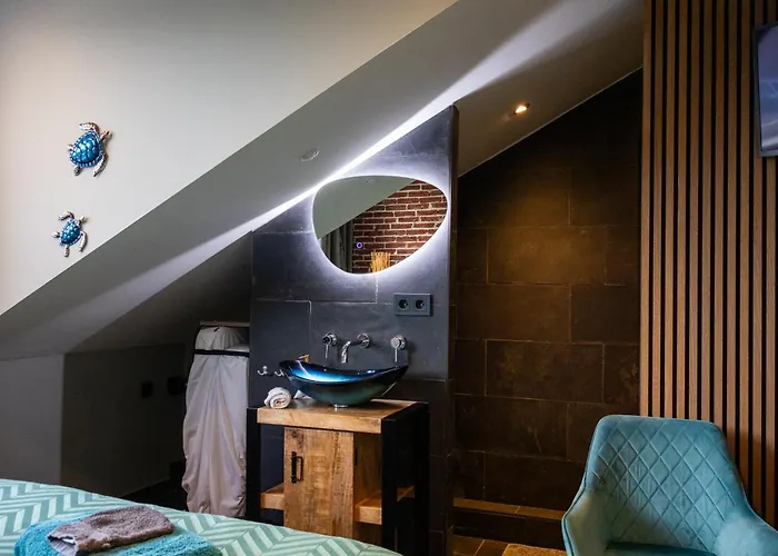 Koraal - Comfortabele kamer bij B&B Gezond aan Zee - Toegang Wellnesstuin meerprijs