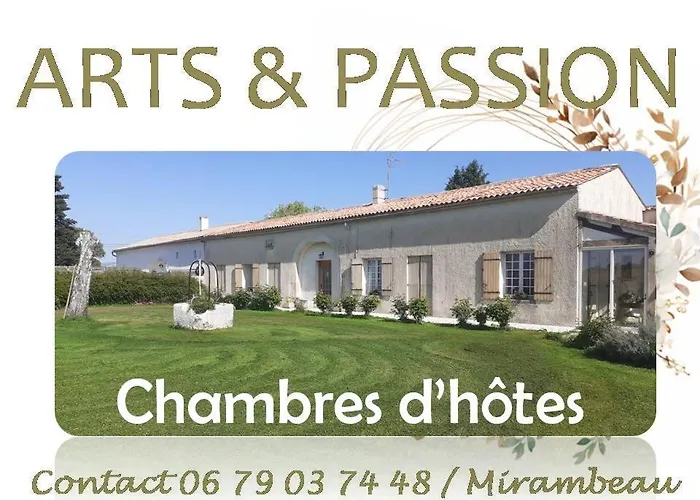 Bed and Breakfast Arts & Passion à Mirambeau 