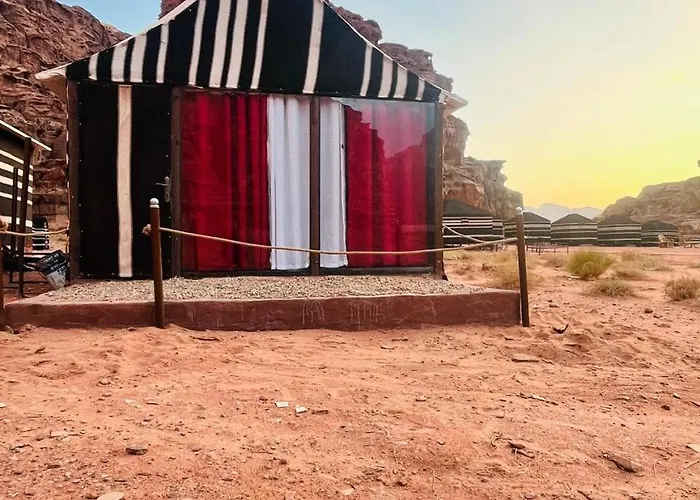 Moon City Camp With Sunrise Wadi Rum