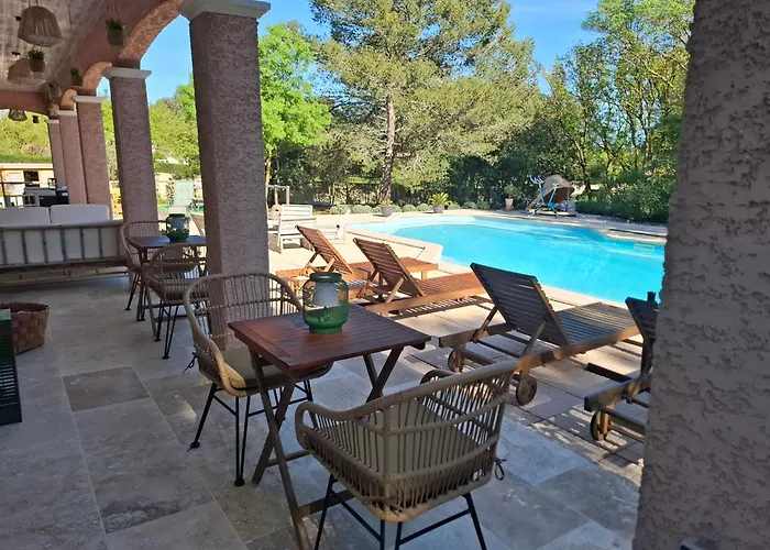 Le Mas Victoria - Chambres d'hôtes avec table d'hôtes-Parking privé ferme